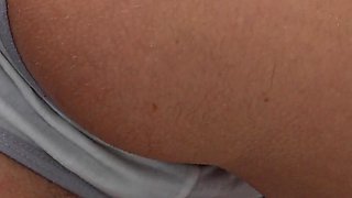 Girl Wetting Her Pants with Pleasure