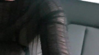 MILF Squirt Outdoor at Public Parking