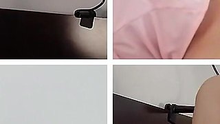 Amateur Mom Fingers Pussy Orgasm with Moans. Brunette Hairy Pussy, Big Tits, Big Ass.