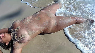 Naked on the Beach