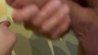 Busty blonde MILF suck and fuck big boner