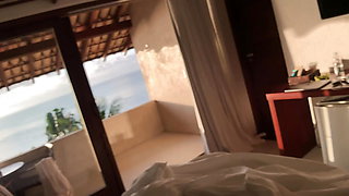 WAKE UP FUCK AT THE BALCONY WITH A PERFECT VIEW - BEST DOGGYSTYLE EVER -AMATEUR SASSY AND RUPHUS