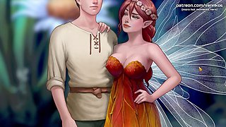 Animated cartoon adventures with redhead teen getting huge creampies