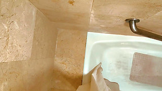 My Stepbrother Caught Me in the Bathroom Masturbating Until I Ejaculated.