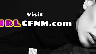 Blonde CFNM bae jerking cock be4 fucking