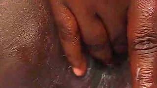 Sexy Ebony Playing with Her Pussy