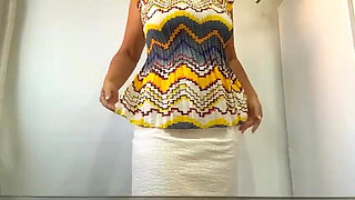 MILF with Big Tits and Big Ass Almost Gets Caught Masturbating at the Office