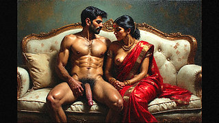 Indian aunty threesome fuck