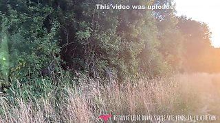 Gorgeous Girl In A Outdoors Then Sucks Off Her Boyfriend And Swallows It All