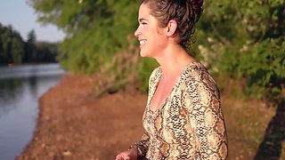Thong Bodysuit At The Lake 5 Min