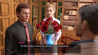 Perfect marriage: husband catches his wife in the office with another guy