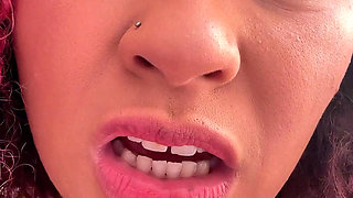 Chubby Ebony Giantess Fart Domination Punishes Tiny Man