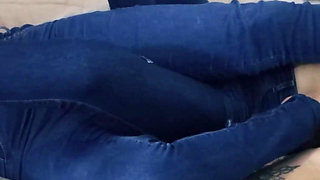 Beautiful Girls in Jeans Foot Worship!