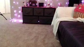 Stacked brunette goes solo toys and masturbation