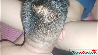 Tight and grippy curlisita pussy, perfect skin and fat pussy lips made me cum inside her