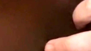 Stroking Sucking His Big Black Cock Making Him Moan and Groan