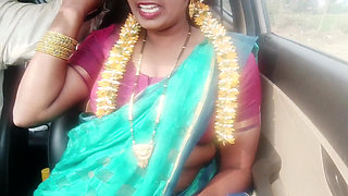 Step Dad Daughter in Law Car Sex, Telugu Dirty Talks, Part -1