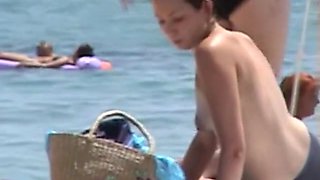 Nudist beach is full of seductive naked women