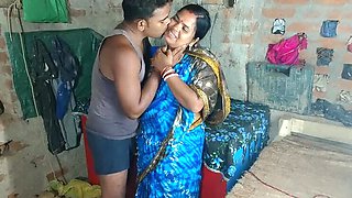 Young Indian MILF Stripped and Fucked Hard by Son-in-Law in Homemade Sex