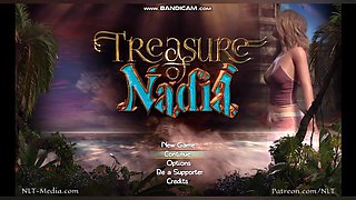 Treasure of Nadia (diana and Clare Bikini) Cum