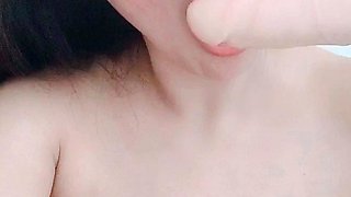 Japanese teen uses toys to pleasure pussy