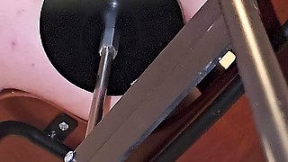 Renea Gets Her Pussy Rammed on a Fucking Machine