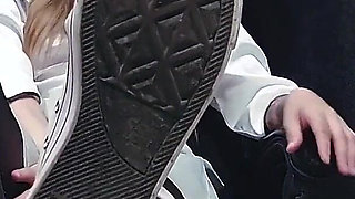 Anime Schoolgirl POV Sneakers and Feet Domination
