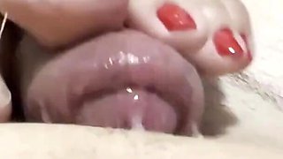 Goddess Kiffa Is Doing a Sexy Amateur Footjob