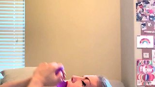Amateur brunette ariana marie solo toying