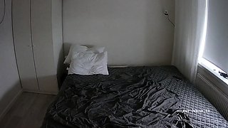 Petite small tit babe with perfect pussy masturbates