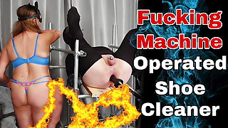 Training Zero Femdom Fucking Machine Slave! Anal Pegging Shoe Feet Humiliation Strapon Bondage BDSM Real Homemade Milf Stepmom