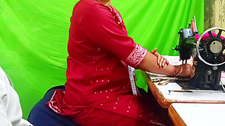 Tailor Girl’s Secret Fitting - When the Customer Gets Too Close