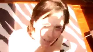 Sexy swinger wife stares at husband as she fucks another man: Blowjob, Doggy  Cowgirl Porn