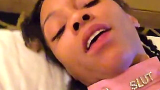 Sexy Submissive Ebony Slut Maddie X Gets Throat Fucked and Gags