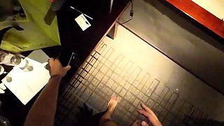 Romantic sex with beautiful Chinese babe from bathroom to window in a high rise hotel