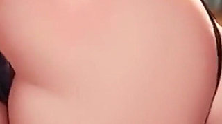 Latex Yoga Pants and Panties! Big Cameltoe Pussy Close up! Fetish! Anime Cartoon Ai