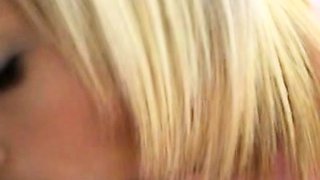 Amateur blonde teen POV sextape with hot anal fucking