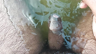 Cum in River