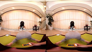 Oiling Up My Yoga Instructor Part 1 - Asian Workout Erotic Massage Sex