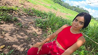 Latina girl seduced one of her daddy's workers to fuck her POV