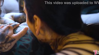 Burlesque beauty's Big Boobs and strap-on buttfuck