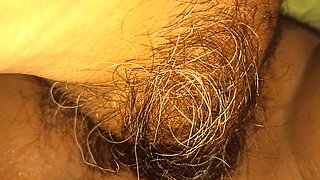 My Wife's Hairy Pussy and Clitoris