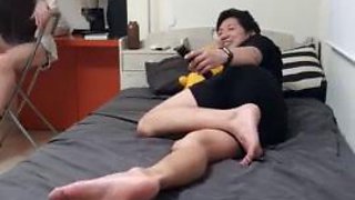 Asian chick cowgirl