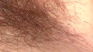 Trimming My Bush and Leg Hair Closeup