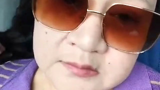 sexy Molly waiting friend and she pee on public road