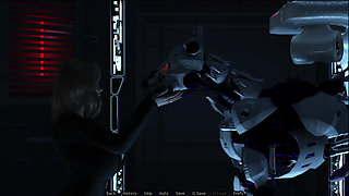 Sexbot: getting fucked with a strap-on