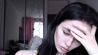 Close up teen masturbation