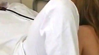 Very Hot Nurse Hairy Pussy in Sexiest Lingerie and Big Hard Cock Doctor Hard Fufk