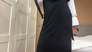 Arab with Big Boobs Dancing and Masturbating Her Tight Pussy