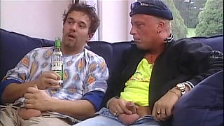 Tattooed guy in hairy pussy, pussy licking in 69 position, cum in mouth